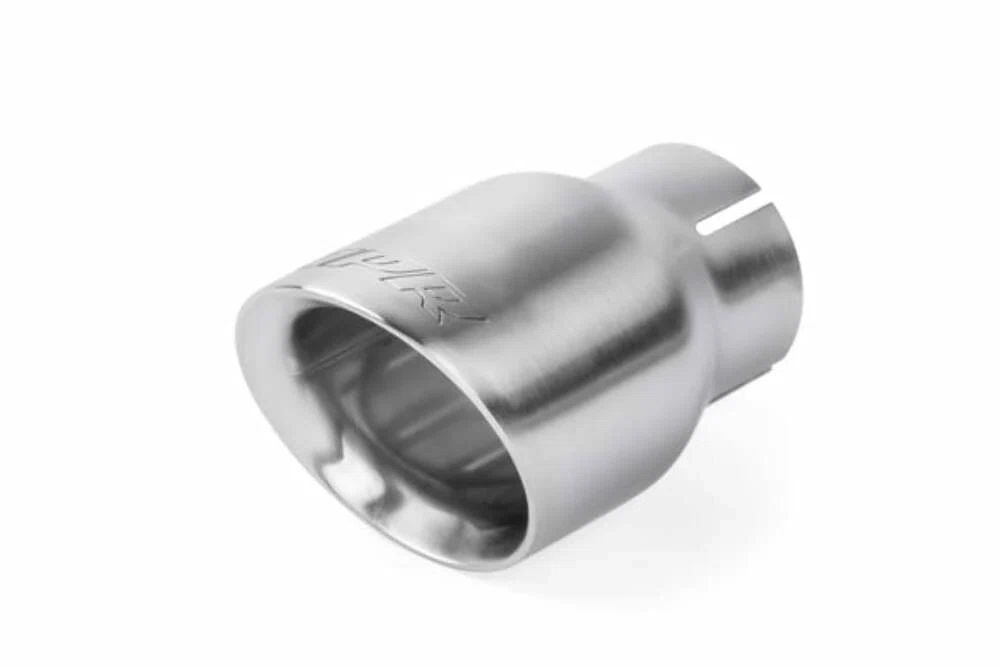 Fits 2017-24 718 Boxster Porsche Double-Walled 3.5_Cut Tips (Silver)-Set TPK0007